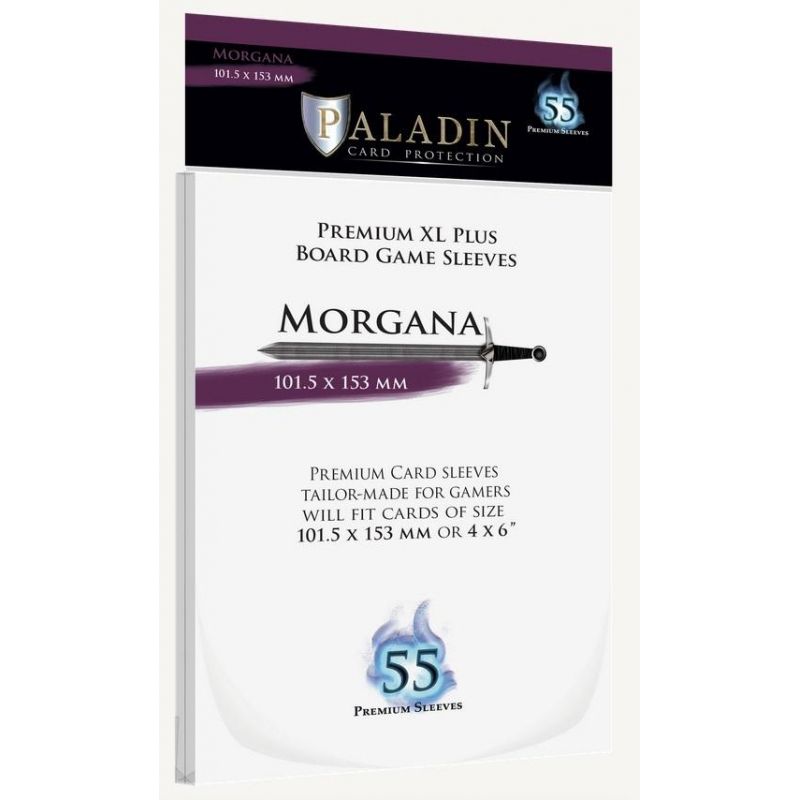 Paladin Sleeves - Morgana Premium XL PLUS 101.5x153mm (55 Sleeves)	