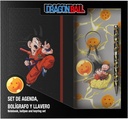 Set Diario, Boligrafo Y Llavero De Dragon Ball