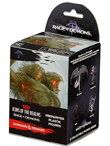 D&D Icons of the Realms: Rage of Demons 8 Ct. Booster Brick - 32 Prepainted Randomly Assorted Miniatures  RPG  Dungeons & Dragons