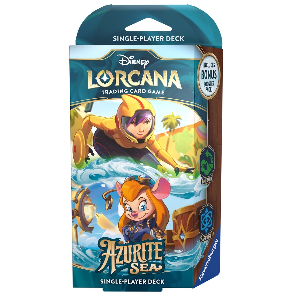Ravensburger Disney Lorcana Trading Card Game: Azurite Sea Chapter 6 Starter Deck