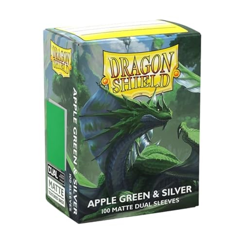 Dragon Shield | Matte Dual Standard Size Card Sleeves | 100ct - Smooth & Tough Premium TCG Sleeves - Compatible with Pokemon, One Piece, and Magic: th