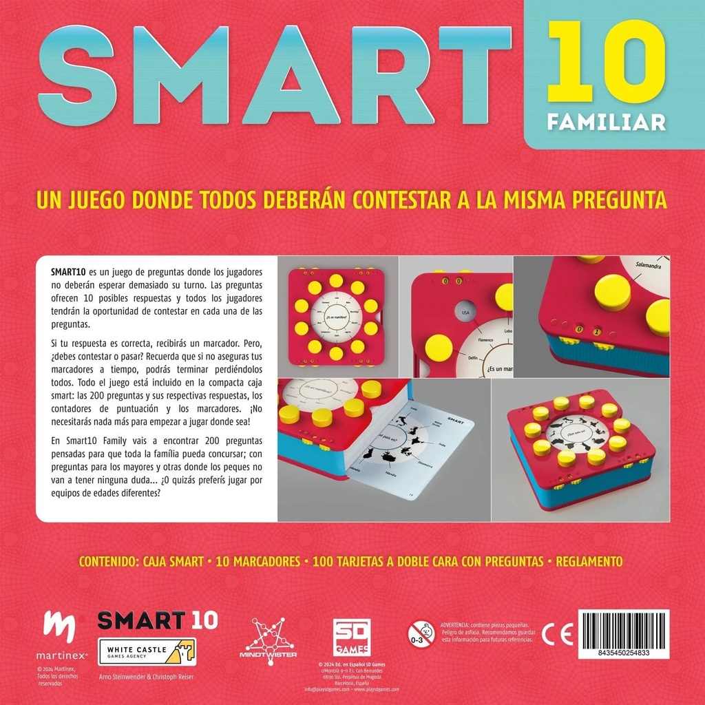 Smart 10 Familiar Juegos De Mesa SD Games