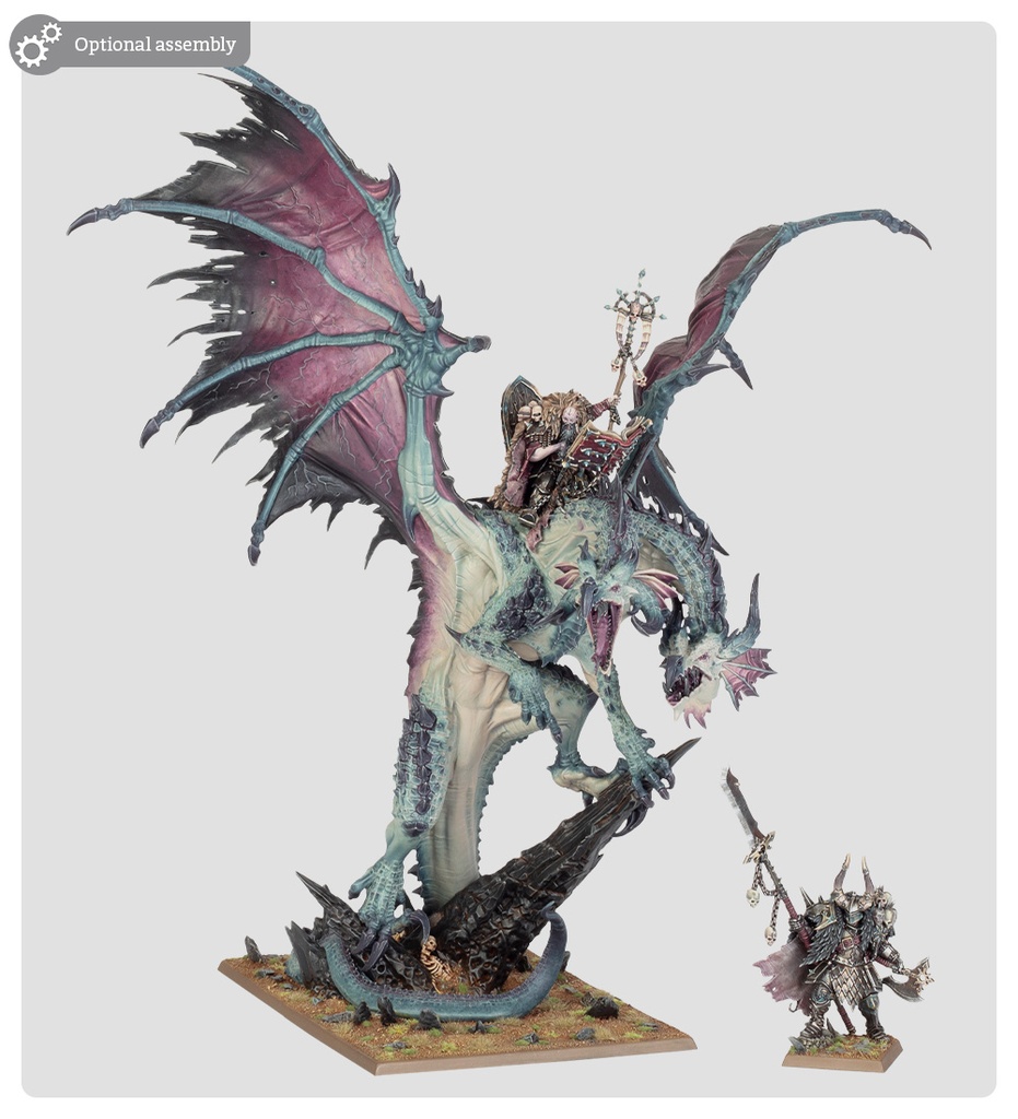 (PREVENTA) Warhammer: The Old World - Lord on Chaos Dragon imagen 2