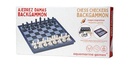 Aquamarine Games - Chess, Checkers and Backgammon Magnetic (CP024)