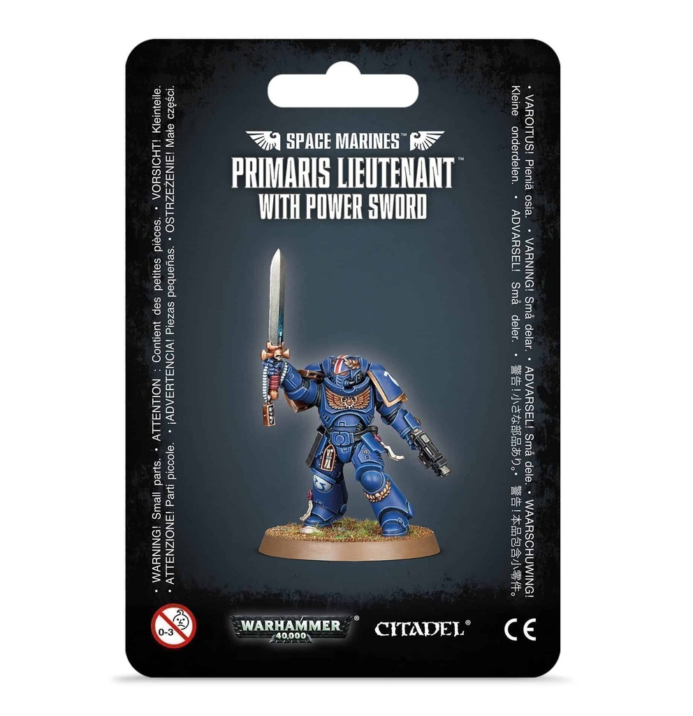 [48-84] Space Marine Primaris Lieutenant whith power sword