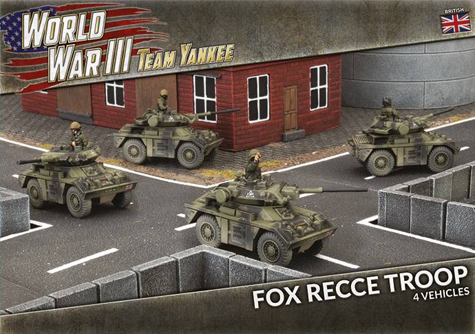 Fox Recce Troop (x4 Plastic)