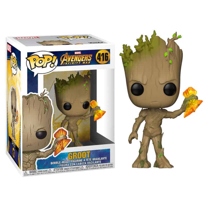 [889698357739] Figura POP 416 Marvel Infinity War Groot Stormbreaker