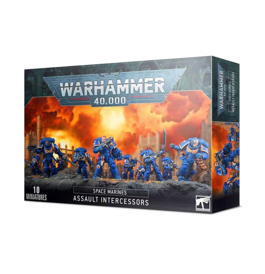Space Marines: Intercesores de Asalto con propulsores de salto