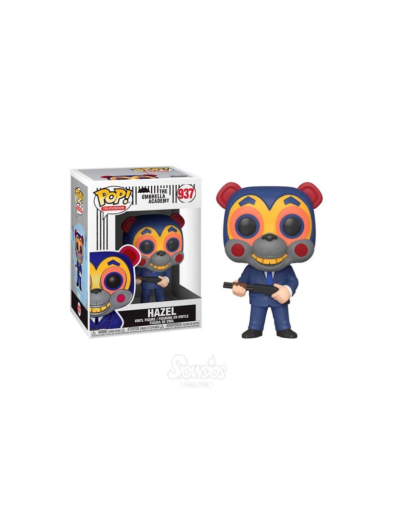 [889698450553] Figura POP Umbrella Academy 937 Hazel with mask