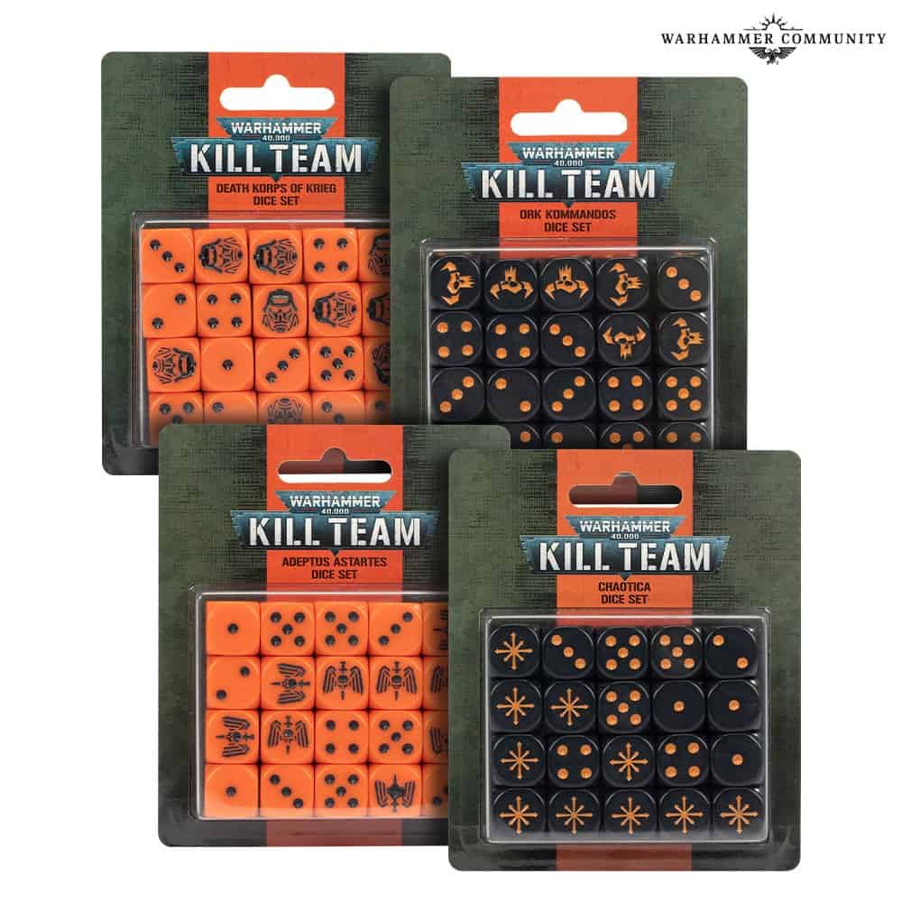 [5011921162321] Kill Team Adeptus Astartes Dice Set