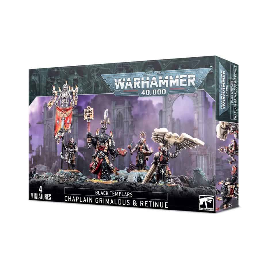 Black Templar: Capellan Grimaldus y Escolta