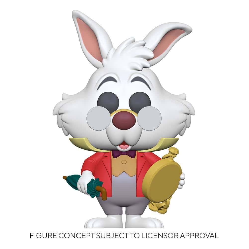 Alicia en el Pais de las Maravillas POP! Disney Vinyl Figura White Rabbit w/Watch