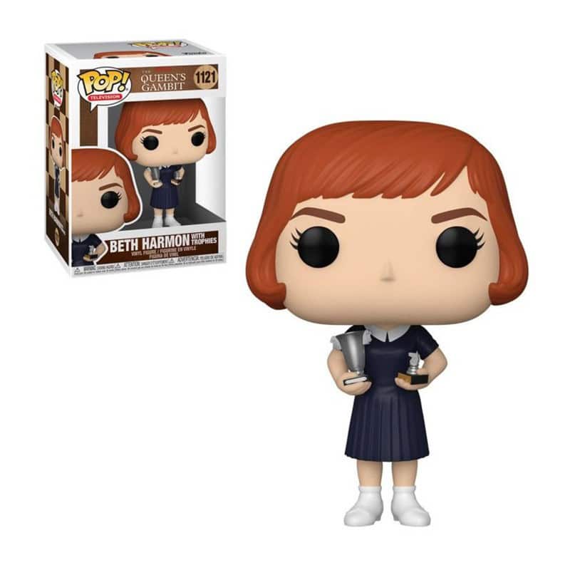 Funko Gambito de Dama 1121 Beth Harmon con Trofeo