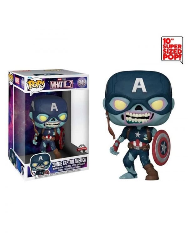 Funko POP! Zombie Captain America 10" - What If