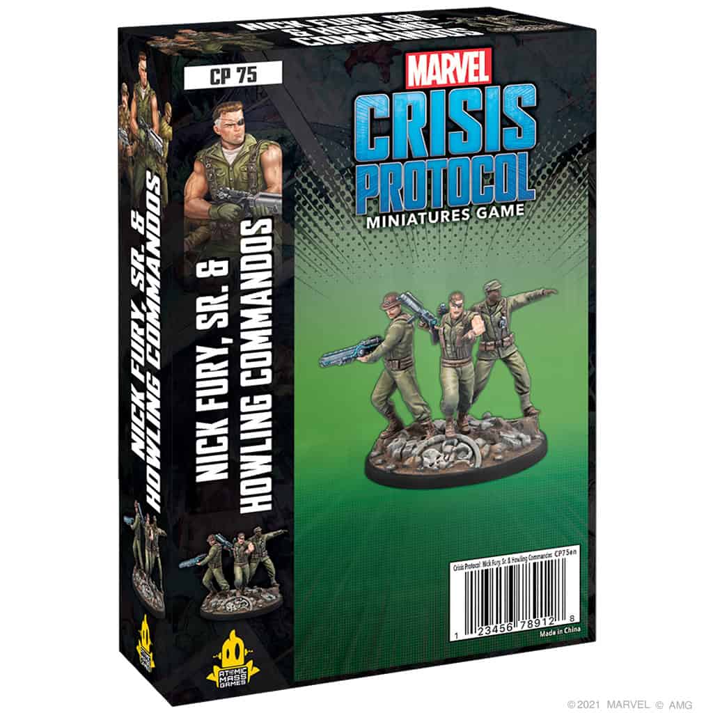 Marvel Crisis Protocol Nick Fury Sr. & The Howling Commandos (EN)
