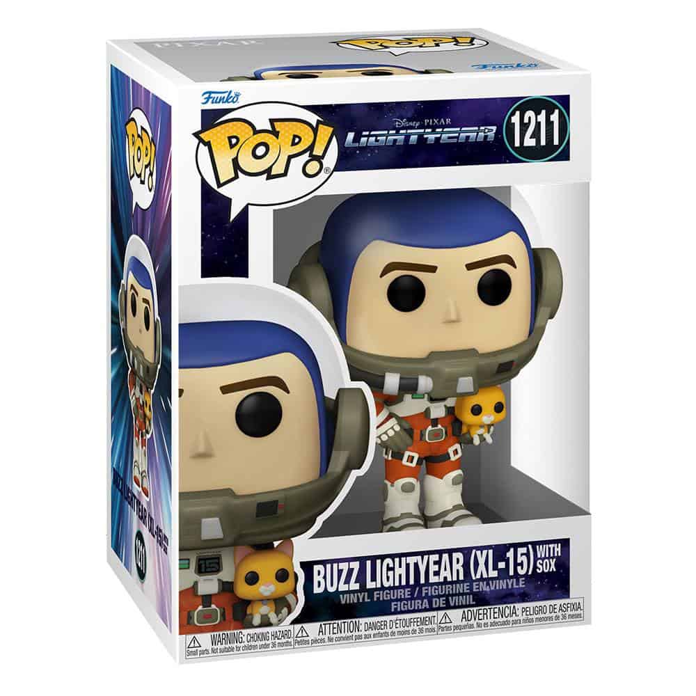 Lightyear Figura POP! Disney Vinyl Buzz Lightyear w/Sox (XL-15 Suit) 9 cm