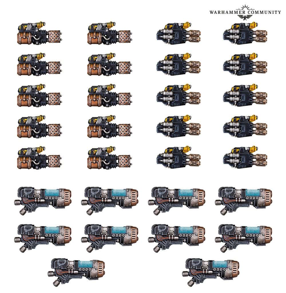 Heavy Weapons Upgrade Set â€“ Heavy Flamers, Multi-meltas, and Plasma Cannons