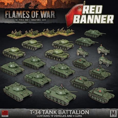 Flames Of War: Eastern Front Soviet Tank Battalion Army Deal (MW) - EN