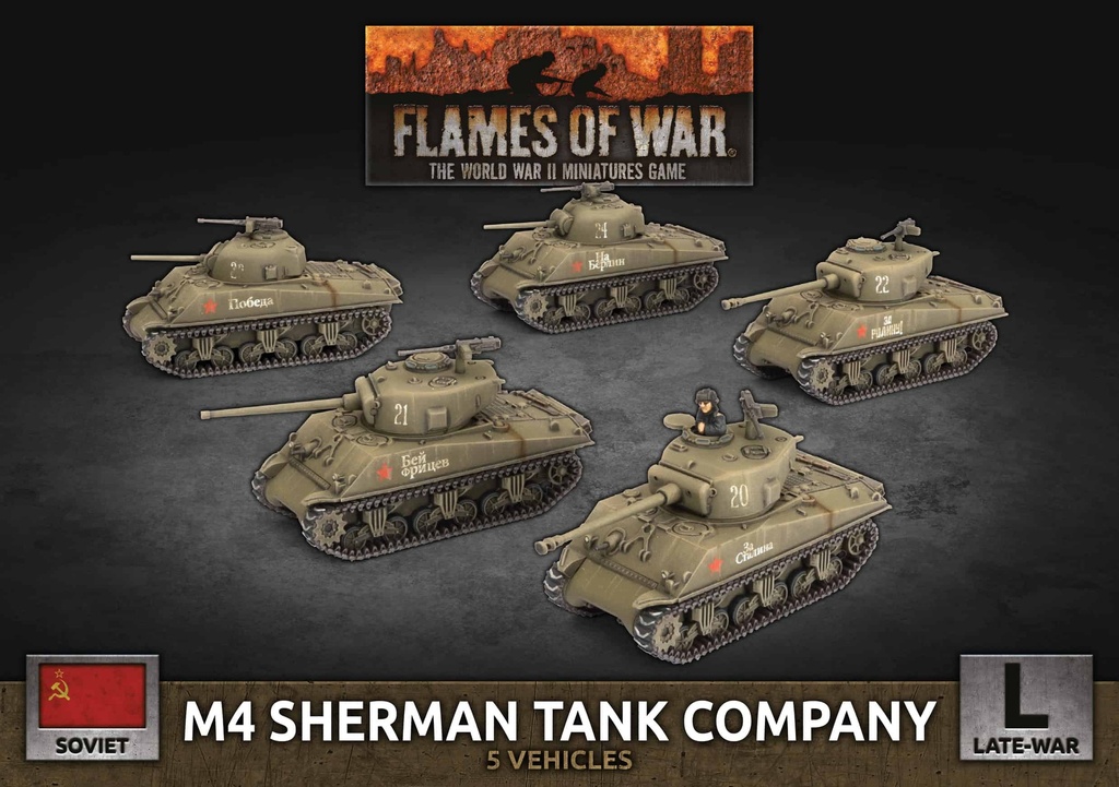 [SBX84] M4 Sherman (Late) (X5 PLastic)