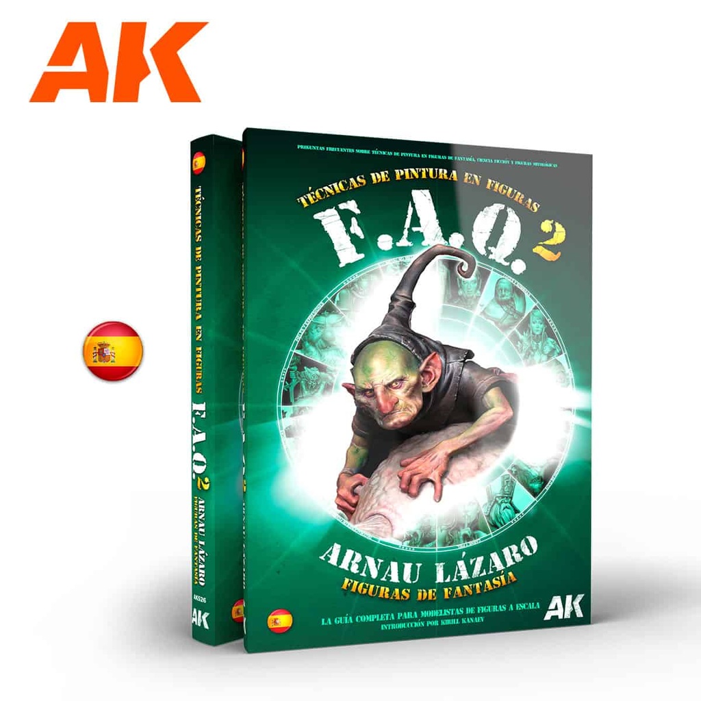FAQ 2 – TECNICAS DE PINTURA EN FIGURAS DE FANTASIA por ARNAU LAZARO (Edicion Limitada) Español