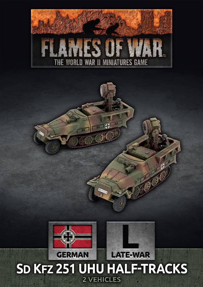 [GBX194] Sd Kfz 251 Uhu Half-tracks (x2)
