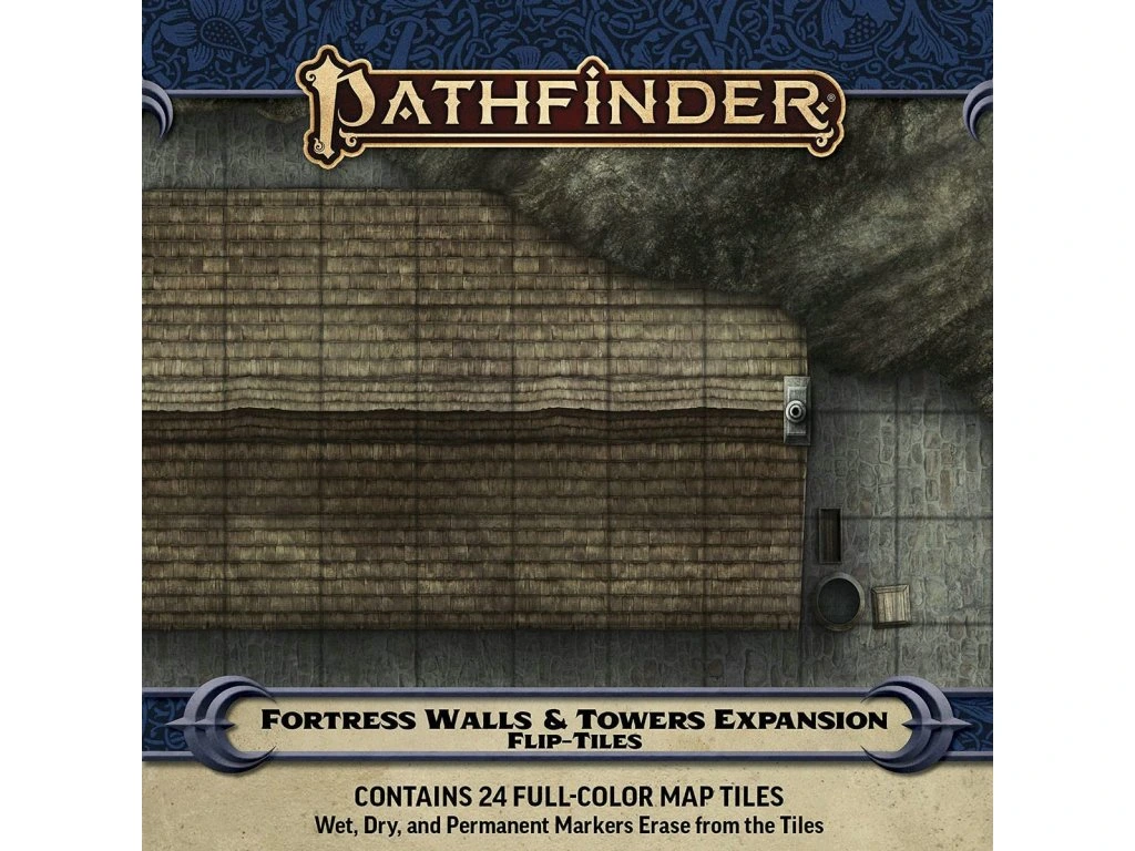 PATHFINDER FLIP-TILES: FORTRESS WALLS &TOWERS EXPANSION