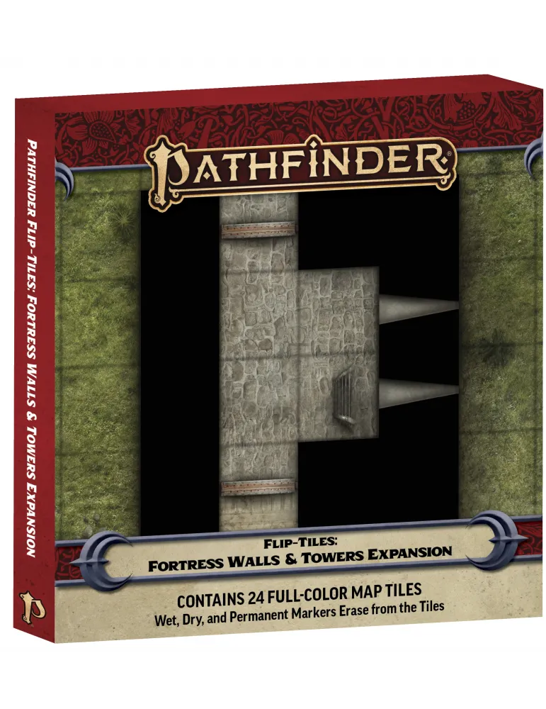 [PZO4092] Pathfinder Flip-Tiles: Fortress Walls &Towers Expansion