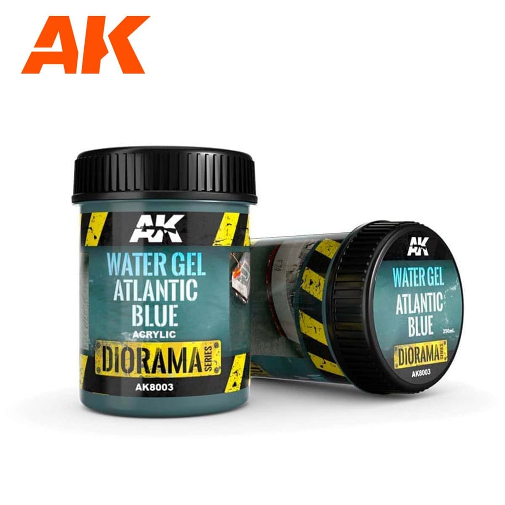 AK8003 WATER GEL ATLANTIC BLUE - 250ml (Acrylic)