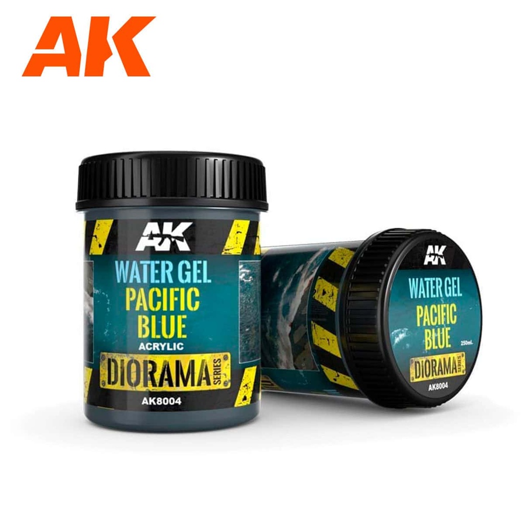 AK8004 WATER GEL PACIFIC BLUE - 250ml (Acrylic)