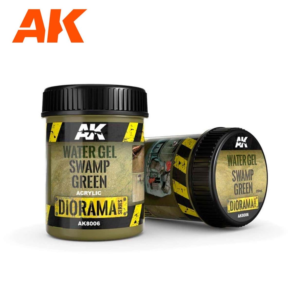 AK8006 DIORAMA WATER GEL SWAMP GREEN EFFECTS 250ml (Acrylic)