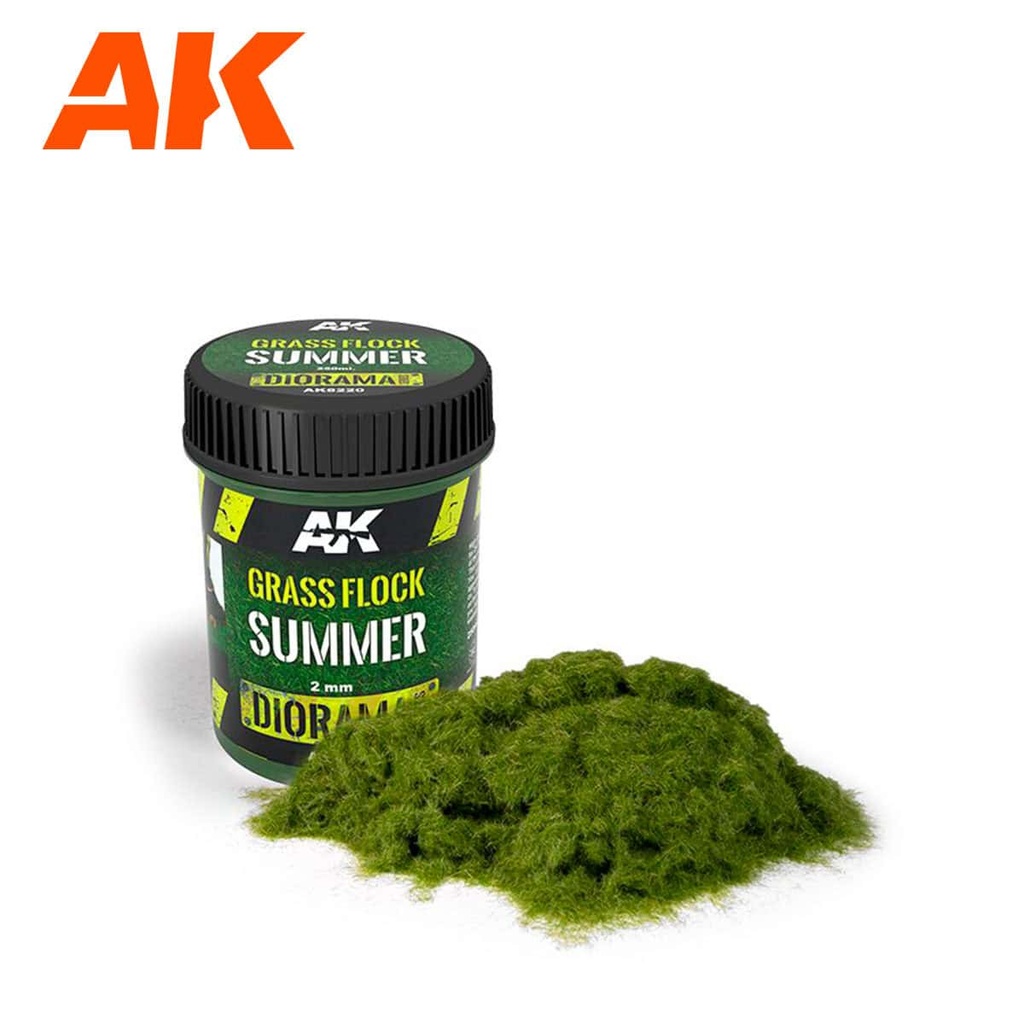 Ak8220 Diorama Grass Flock 2Mm Summer