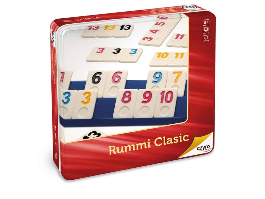 JUEGO DE MESA RUMMICLASIC METAL BOX