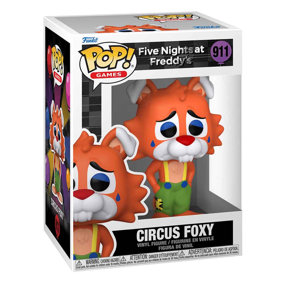 Funko POP! Five Nights at Freddy's Security Breach 911 Games Vinyl Circus Foxy 9 cm