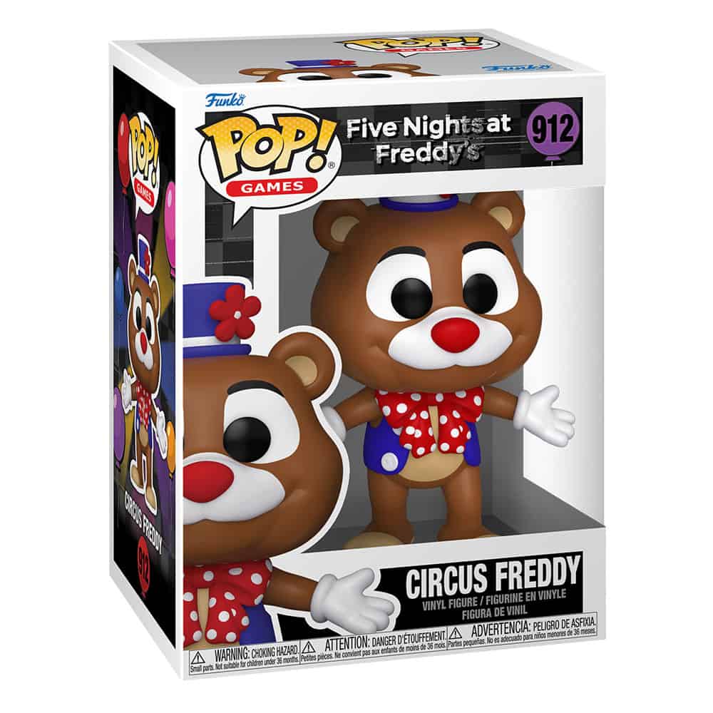 Funko POP! Five Nights at Freddy's Security Breach 912 Games Vinyl Circus Freddy 9 cm