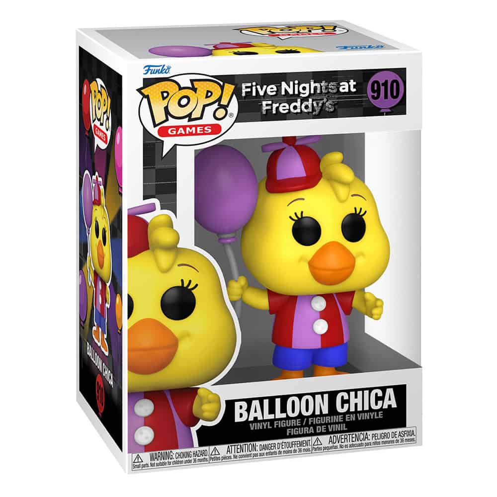 Five Nights at Freddy's Security Breach Figura POP! Games Vinyl Balloon Chica 9 cm
