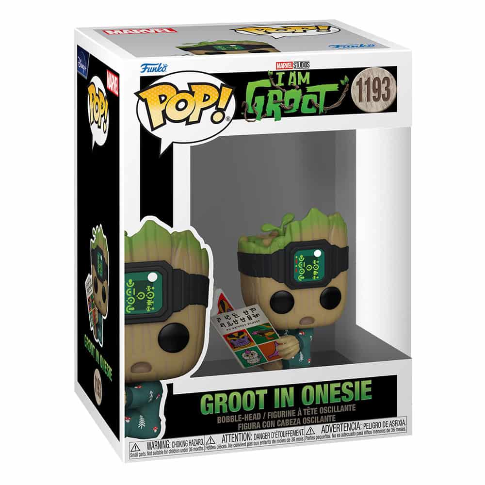 POP! Vinyl Yo soy Groot 1193 Figura Groot PJs w/book 9 cm