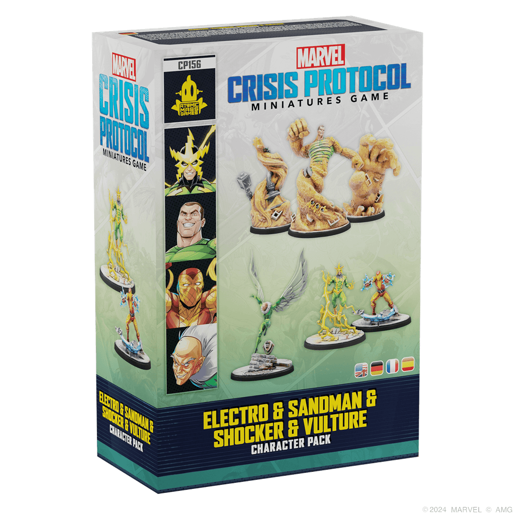 Marvel Crisis Protocol Electro & Sandman &Shocker & Vulture