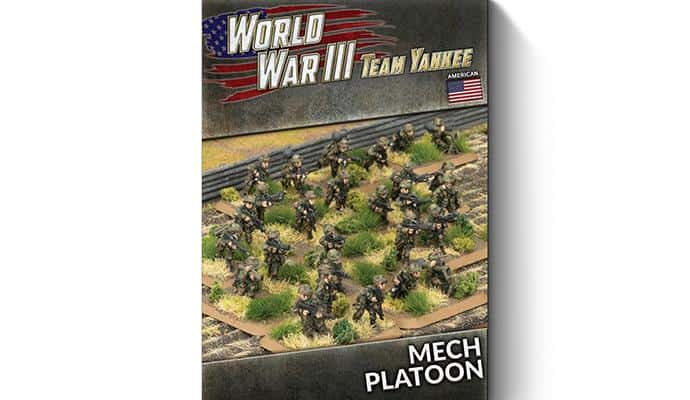 Team Yankee: American Mech Platoon (X30 Figs Plastic) - En