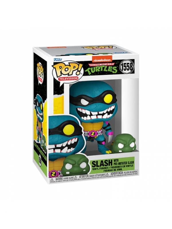 Funko Pop! Vinyl SLASH WITH PRE-MUTATED - TEENAGE MUTANT - Tortugas Ninja