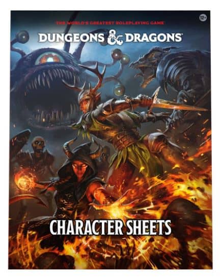 D&amp;D 5: Character Sheets 2024