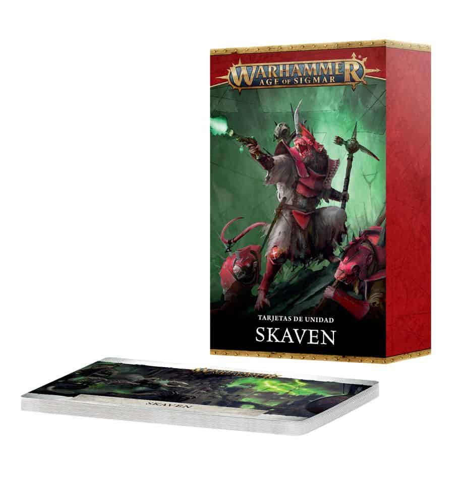 TARJETAS DE UNIDAD: SKAVEN (Ingles)