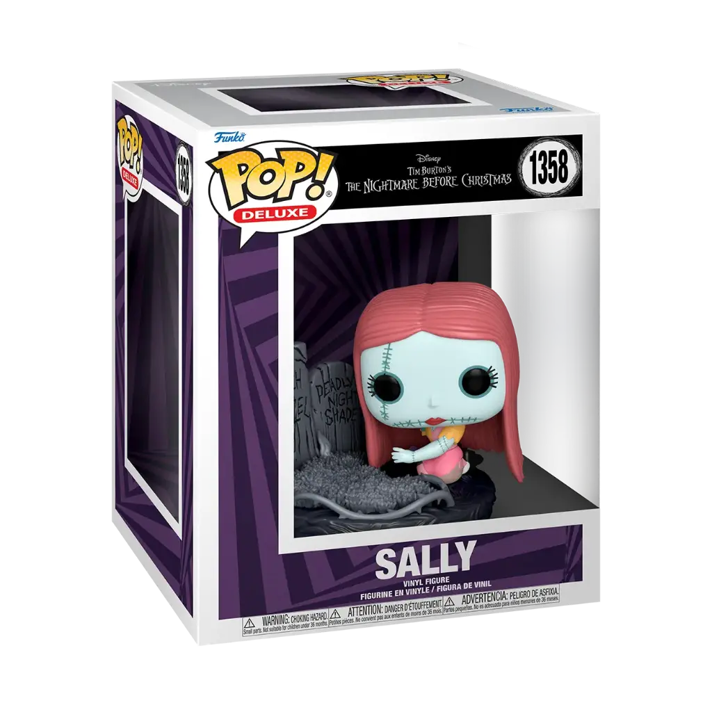 Funko Pop! Deluxe Sally W/Gravestone Pesadilla Antes De Navidad 30th