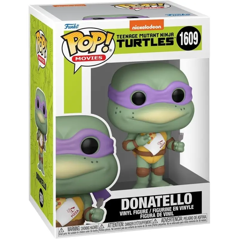 Funko Pop! Vinyl Donatello (With Pizza) - Tortugas Ninja