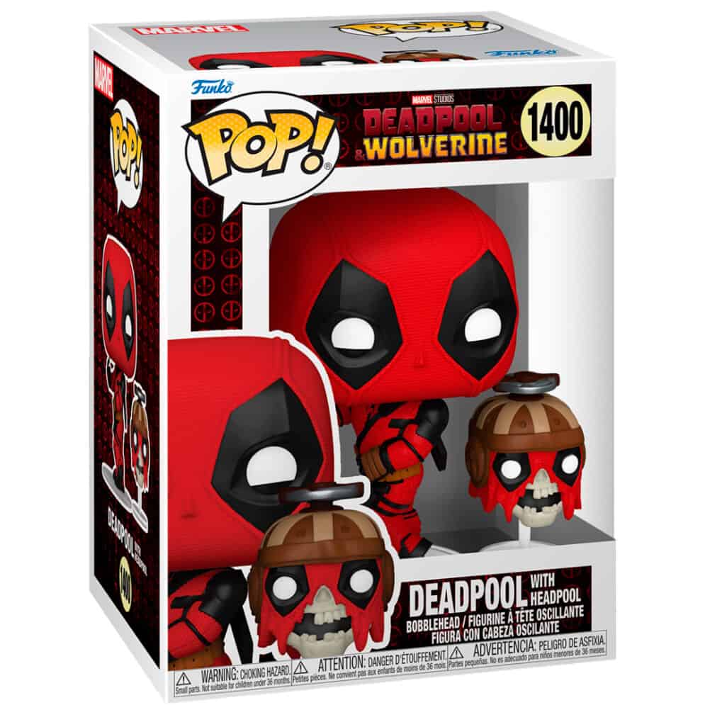 Figura POP Marvel Deadpool &Wolverine Deadpool with Headpool