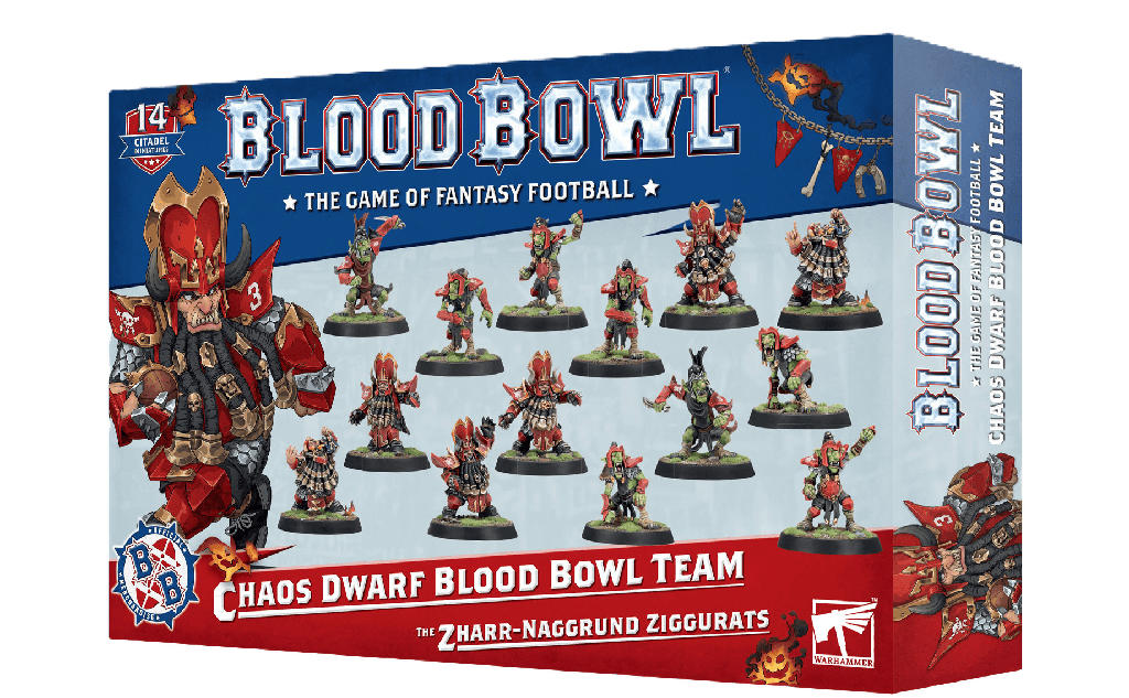 BLOOD BOWL: CHAOS DWARF TEAM
