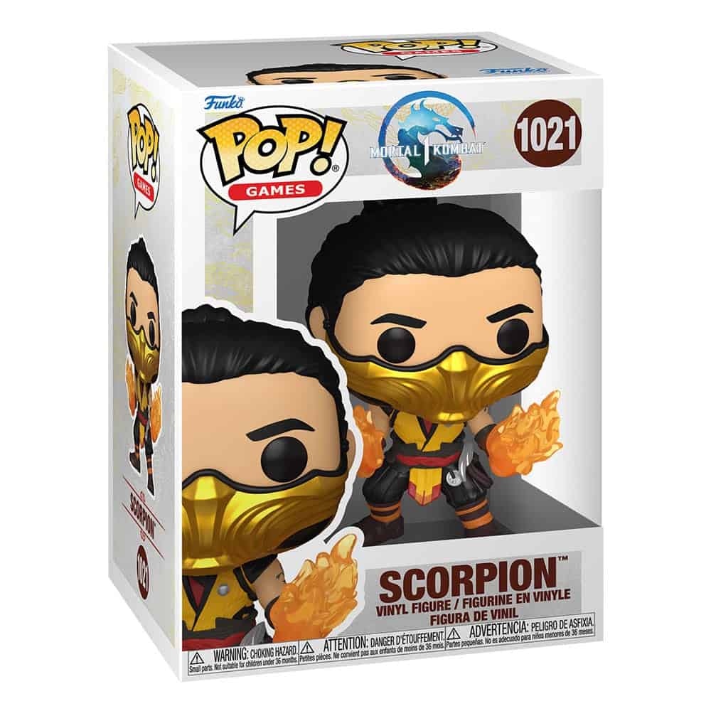 Mortal Kombat POP! Games Vinyl Figura Scorpion 9 cm