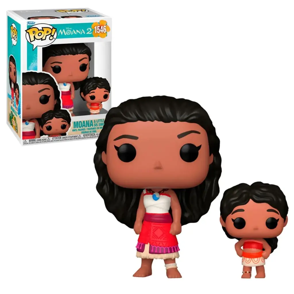 Funko Pop! Vinyl Moana and little sis simea - Moana 2 - Disney