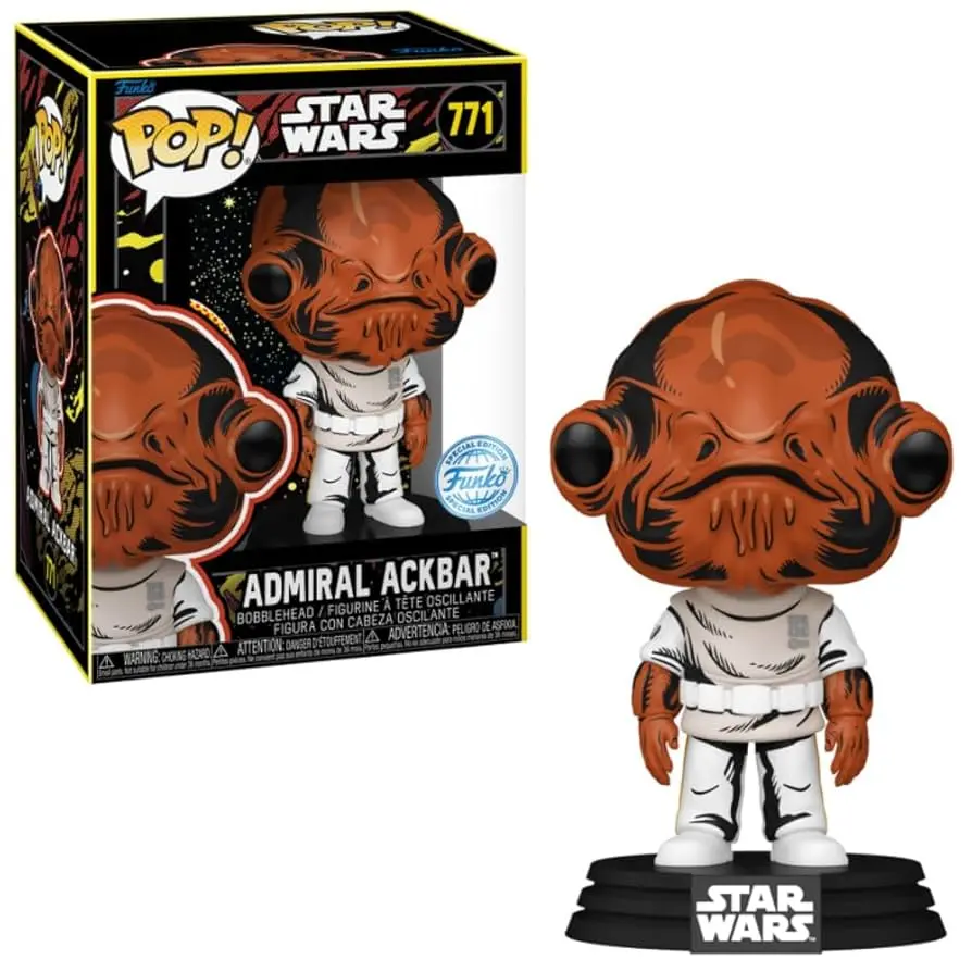 Funko POP! Vinyl (Exc) Admiral ackbar (retro) - Star Wars