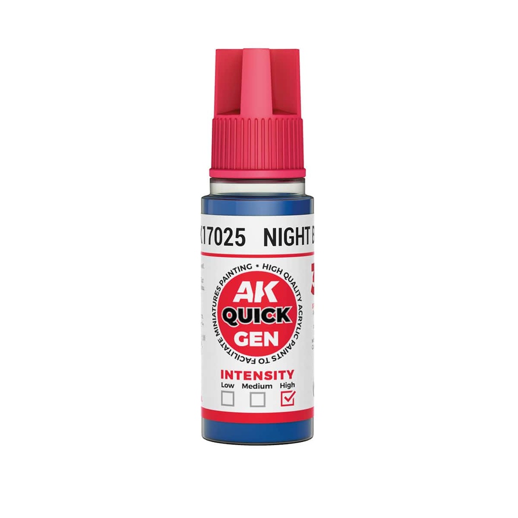 AK17025 NIGHT BLUE  18 ml