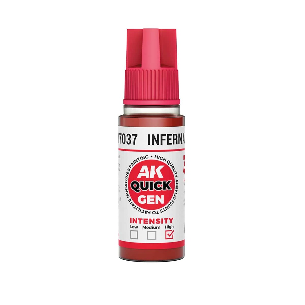 Ak17037 Infernal Red 18 Ml